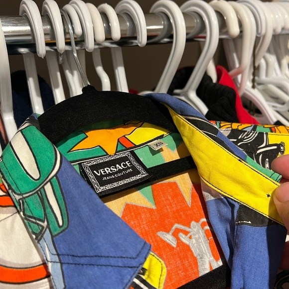 Versace Jeans Couture Betty Boop Harley Davidson Shirt Size XS (FITS MEDIUM) - Picture 5 of 15